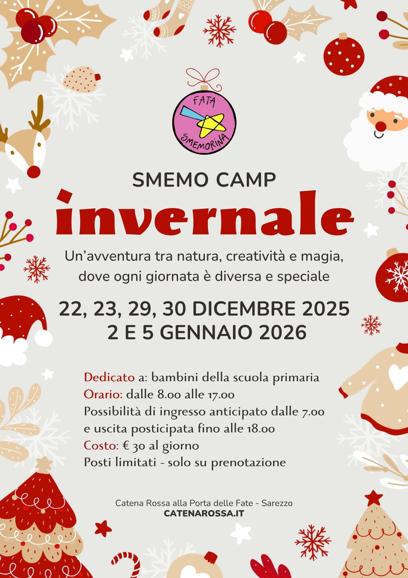 camp invernale Catena Rossa 2025