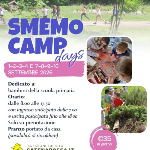 Smemo camp DAYS settembre 2026