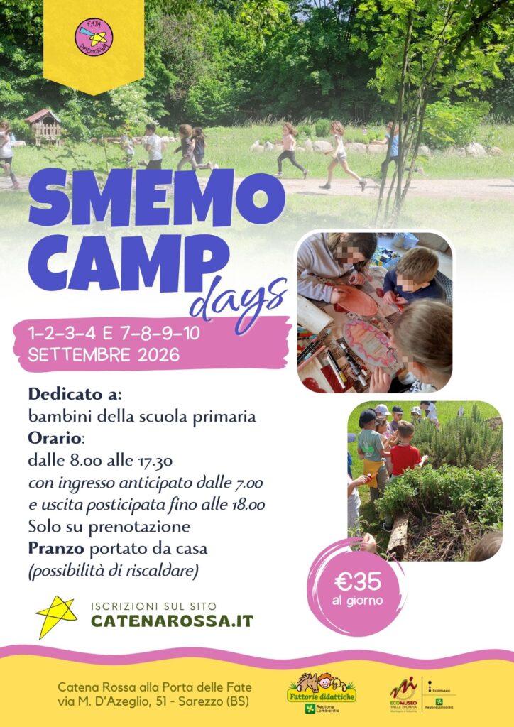Smemo camp DAYS settembre 2026